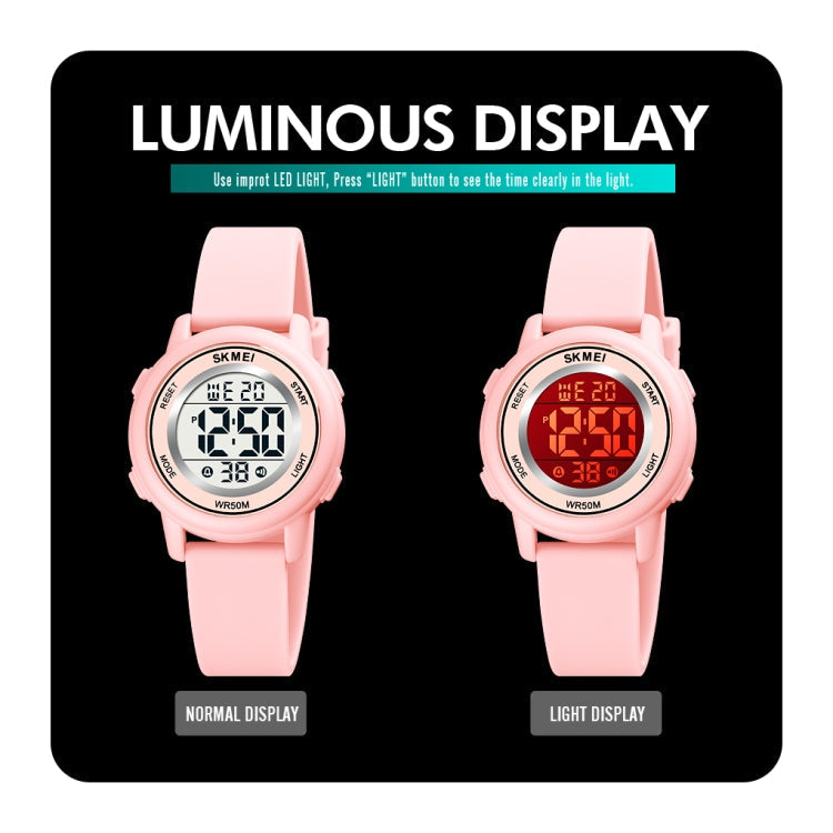 skmei-1721-triplicate-round-dial-led-digital-display-luminous-silicone-strap-electronic-watchpurple