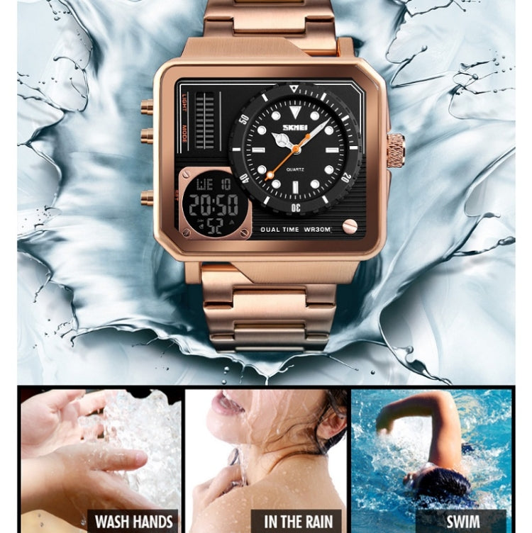skmei-1392-multi-function-outdoor-sports-watch-business-double-display-waterproof-electronic-watchgolden