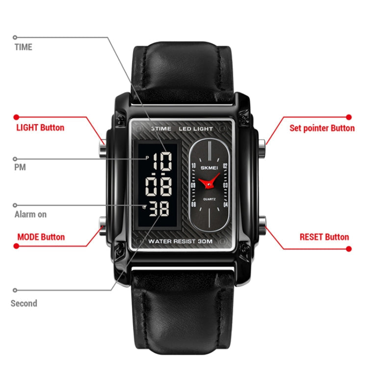 skmei-1868-square-double-display-waterproof-men-watch-style-steel-belt-silver